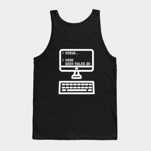 Geek rules ok Tank Top